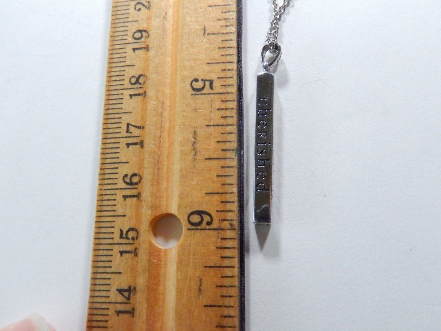 Sterling Silver Bible Verse Psalm 139:14 Engraved Spiritual Pendant Necklace