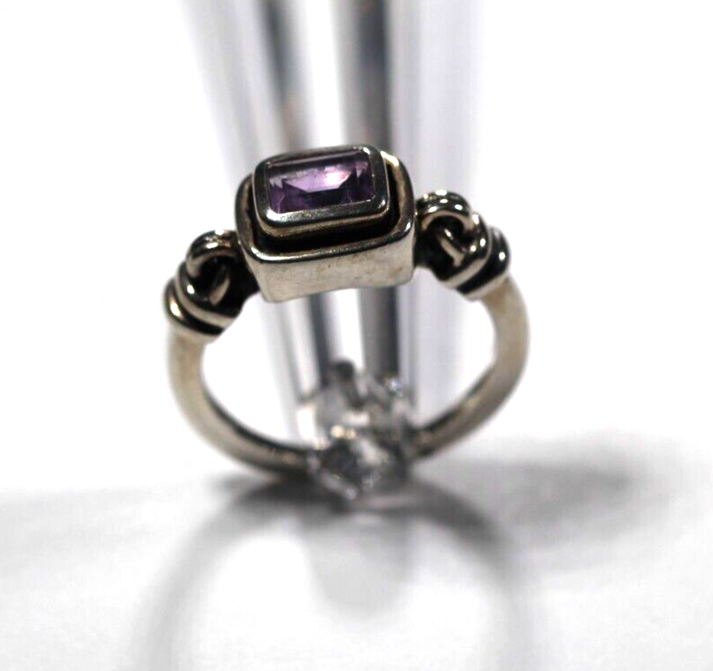 SILPADA Sterling Silver 925 Amethyst Ring Misty Morning Size 9