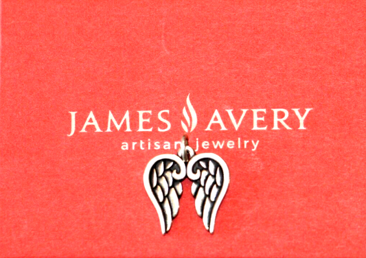 James Avery Sterling Silver Guardian Angel Wings  Charm Or Pendant