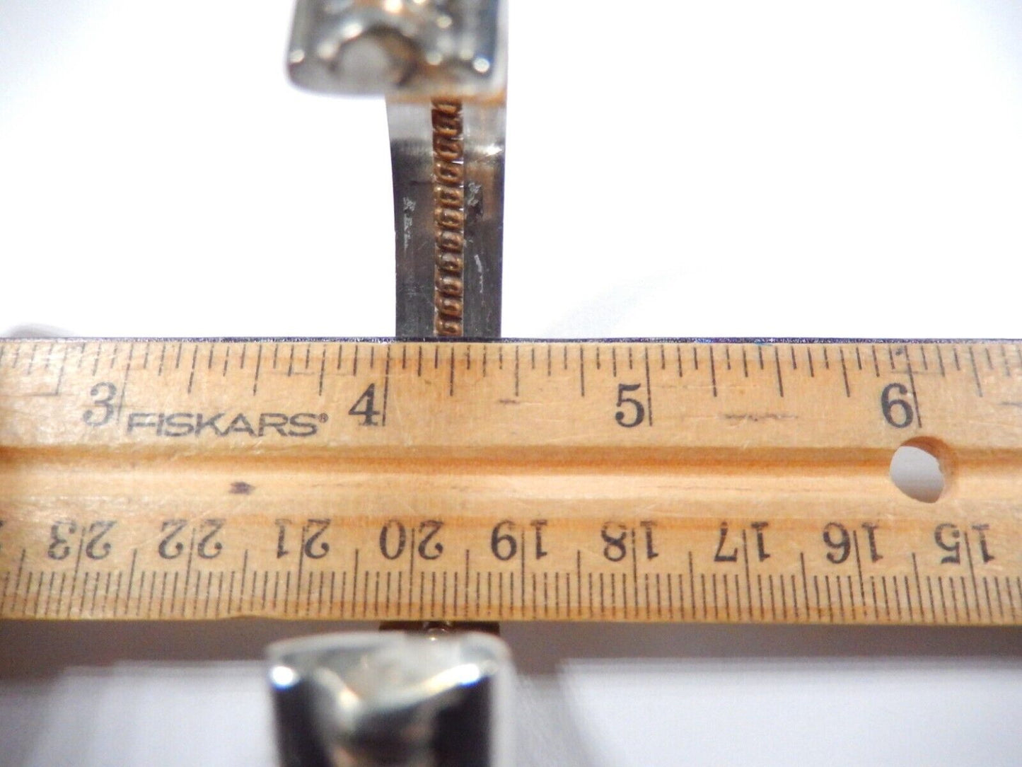 VINTAGE -  Sterling Silver With 12k Gold Filled Strip Bangle Bracelet 29.9 grams