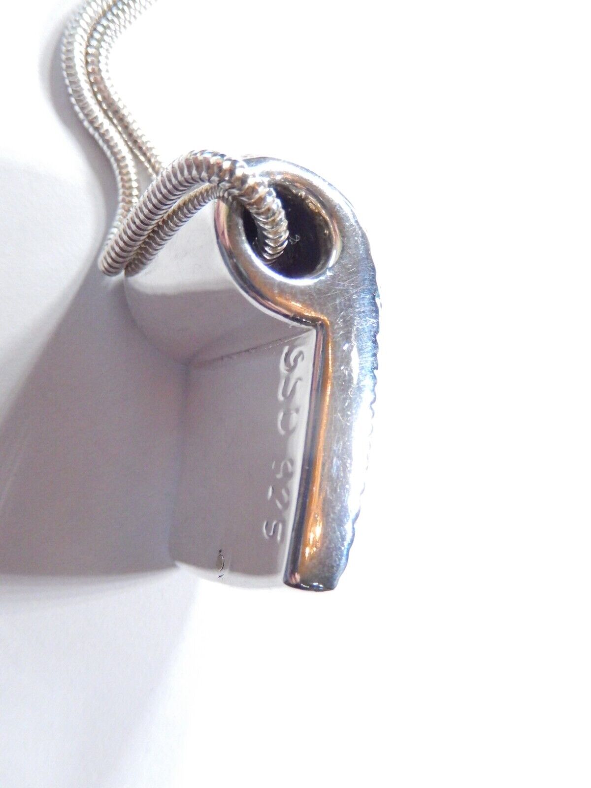 SSD Simon Sebbag Designer Sterling Silver Heavy Pendant Signed w25mm 24 Chain