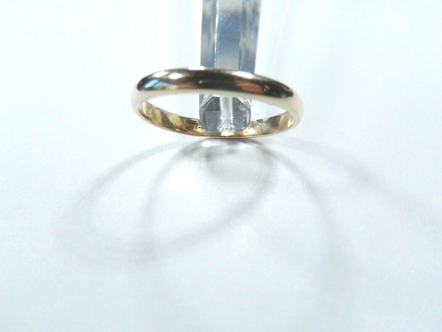 *VINTAGE*  14K Solid Yellow Gold 3mm Wedding Band Size 9