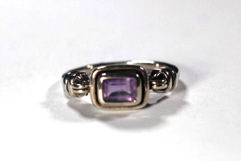 SILPADA Sterling Silver 925 Amethyst Ring Misty Morning Size 9