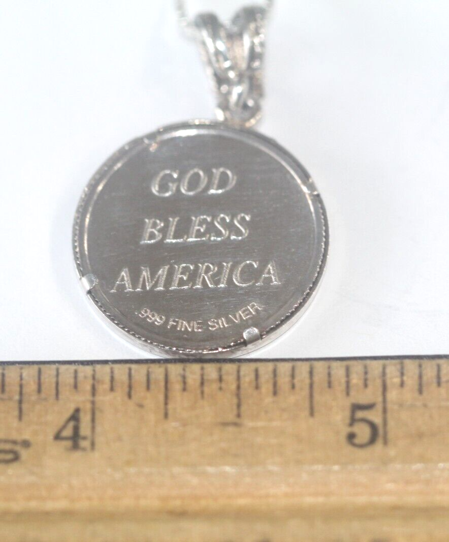 God Bless America 9/11 Spirit of America Highland Mint .999 Silver Coin USA w/18