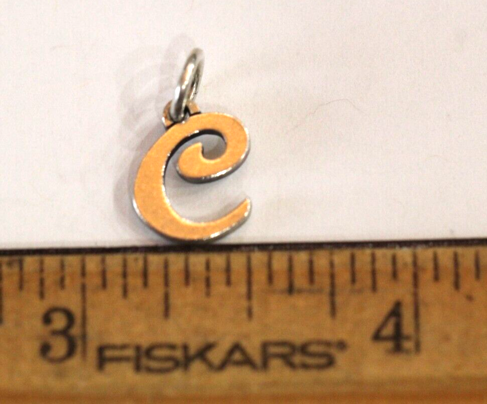 James Avery Sterling Script  Initial "C" Charm