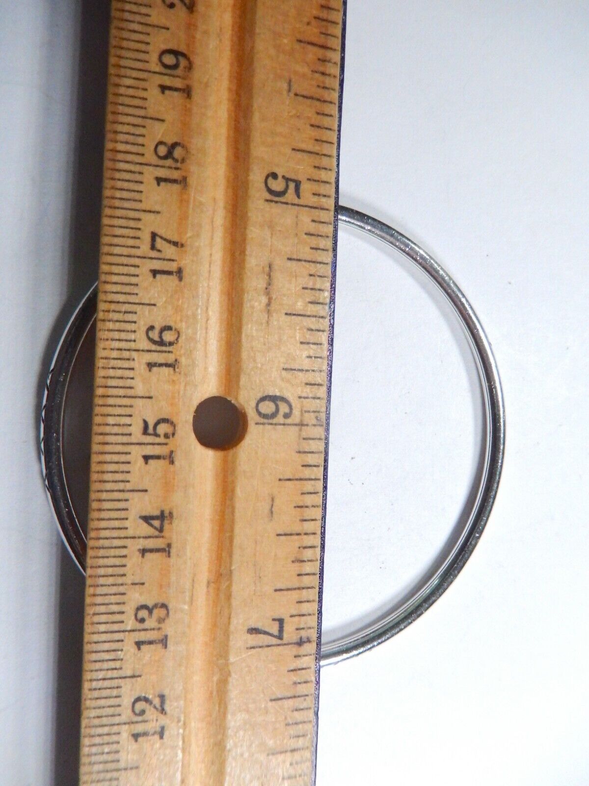Vintage Native American Sterling Silver Stamped Slip-On Bangle Bracelet