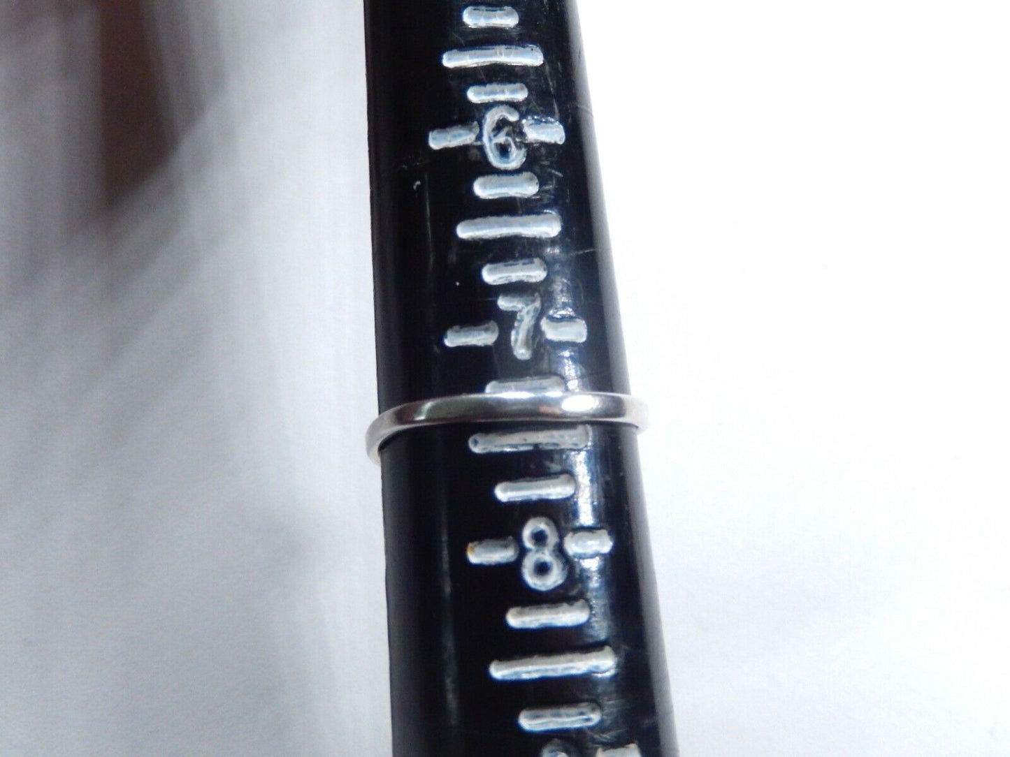 *VINTAGE*  925 STERLING SILVER OPEN SCROLL HEART RING SIZE 7.25