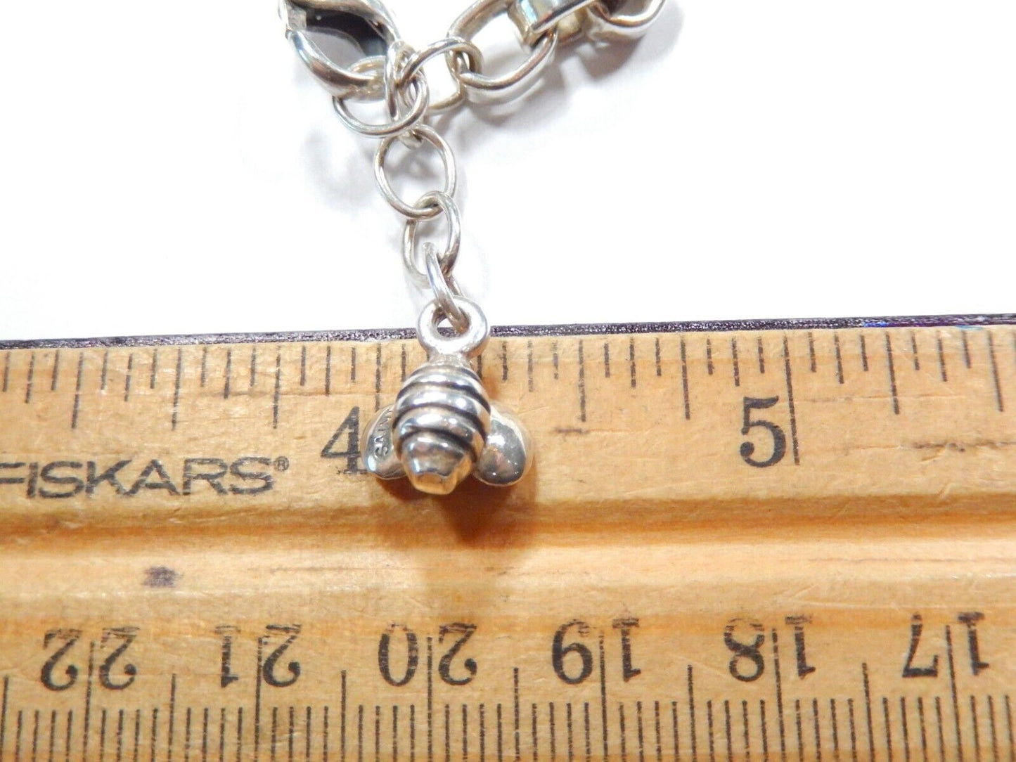 SAINT By SARAH JANE - STERLING SILVER BUMBLE BEE Pendant & 18" CHAIN NECKLACE