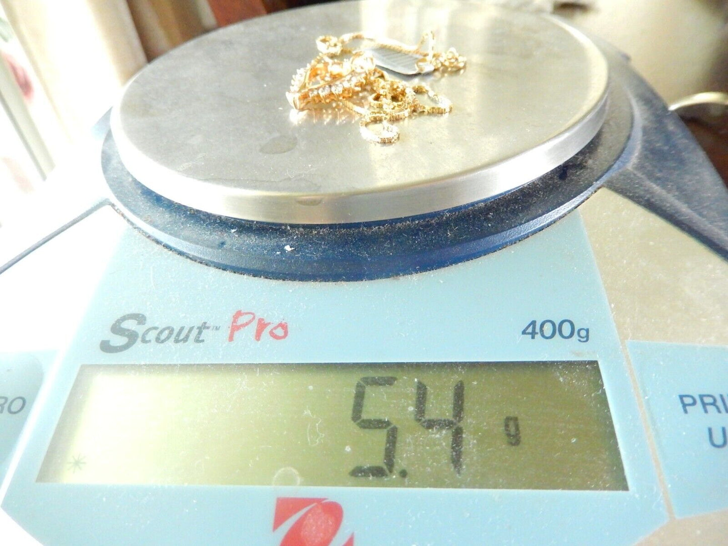 NWT 100CT Sterling  Open Heart Cubic Zirconia Pendant w 18 Sterling Chain