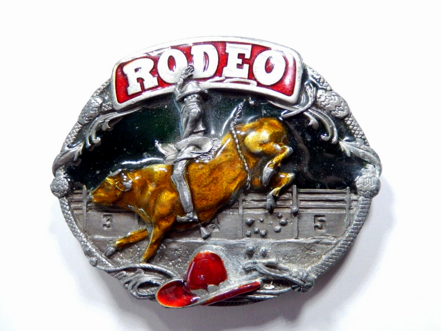Siskiyou Belt Buckle Rodeo L30 1985