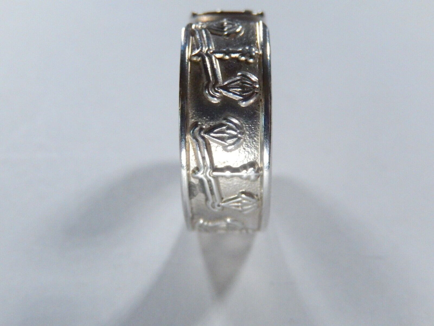 Vintage Sterling Silver Scales Of Justice/ Libra Adjustable Thumb Ring