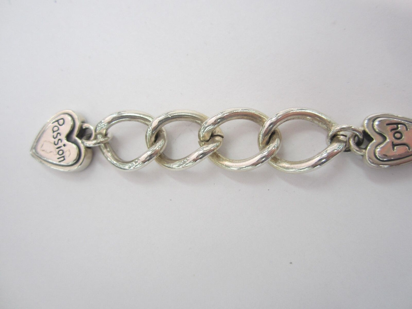 RETIRED Brighton Picadilly Heart Watch 8 charms in wrist band multi-color hearts
