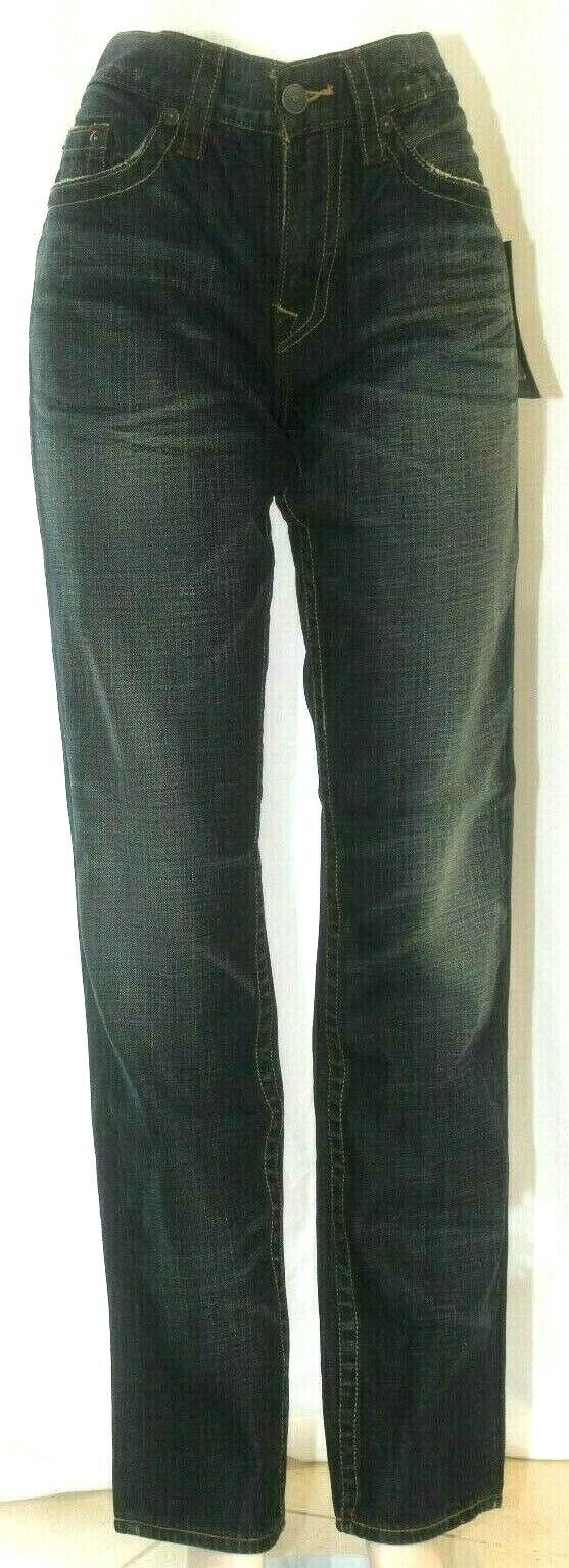 *NWT* True Religion Jeans Men's Geno Relaxed Slim Stretch Denim No Flap 31x33