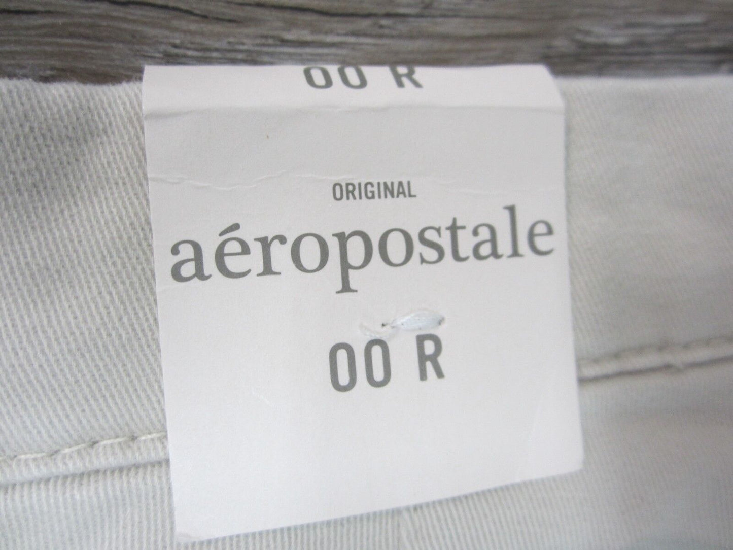 NWT AEROPOSTALE ORIGINAL LIGHT TAN PANTS SOFT & THICK MATERIAL 00R X 30"