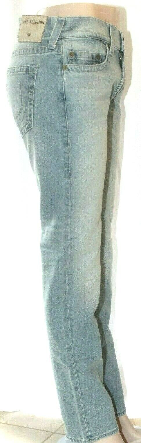 *NWT* $199. True Religion Men's Rocco Relaxed Skinny Light Energy Jeans W32xL32