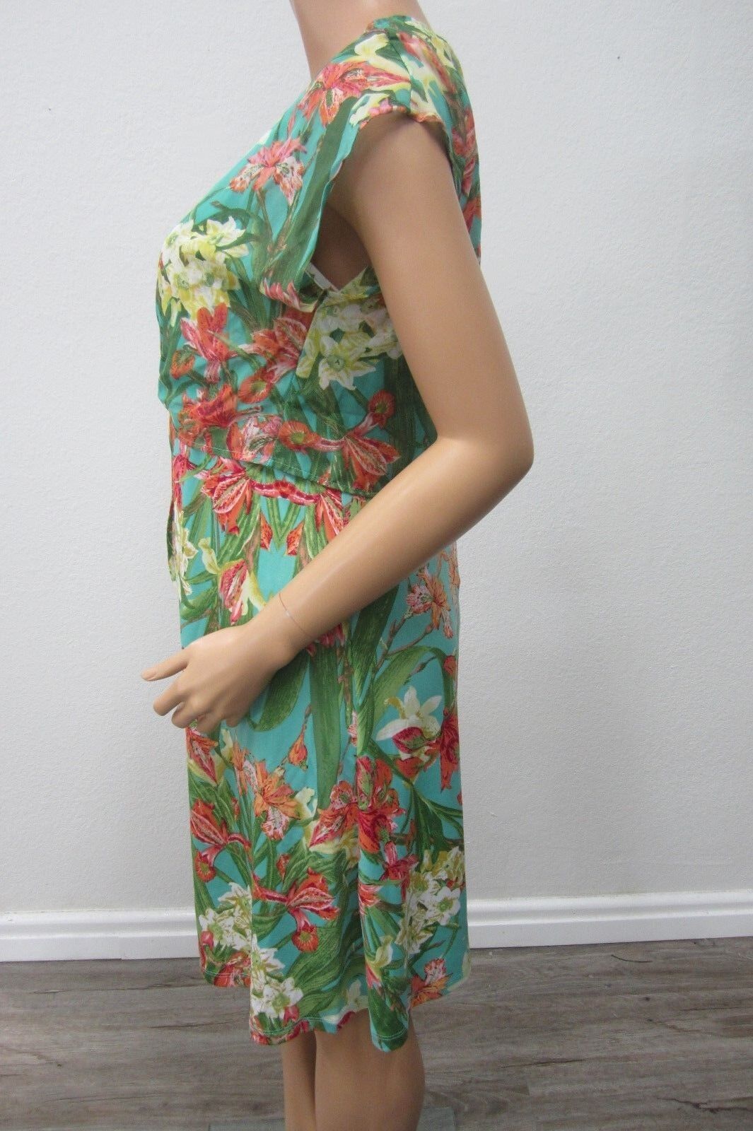 NY Collection Womens CUTE Floral Print  Dress NWT Size L $70MSRP
