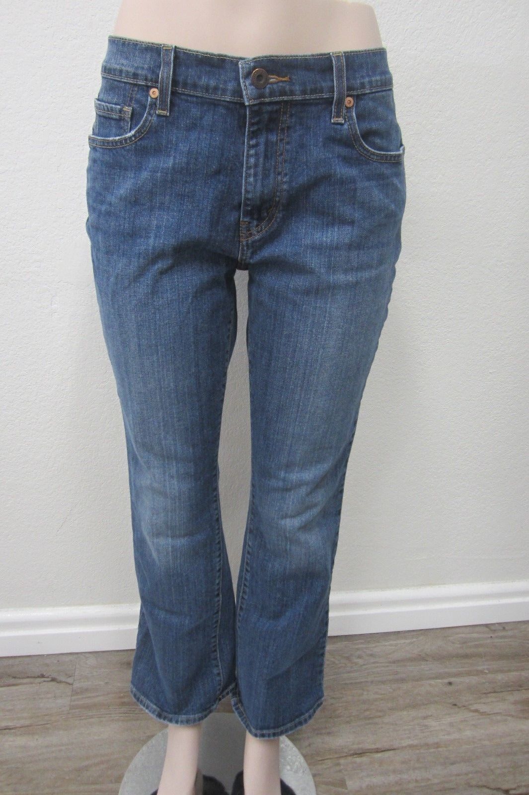 *NICE* WOMENS LEVIS  515 JEANS  STRETCH MID RISE BOOT CUT JEANS Sz 12S/C x 28"L