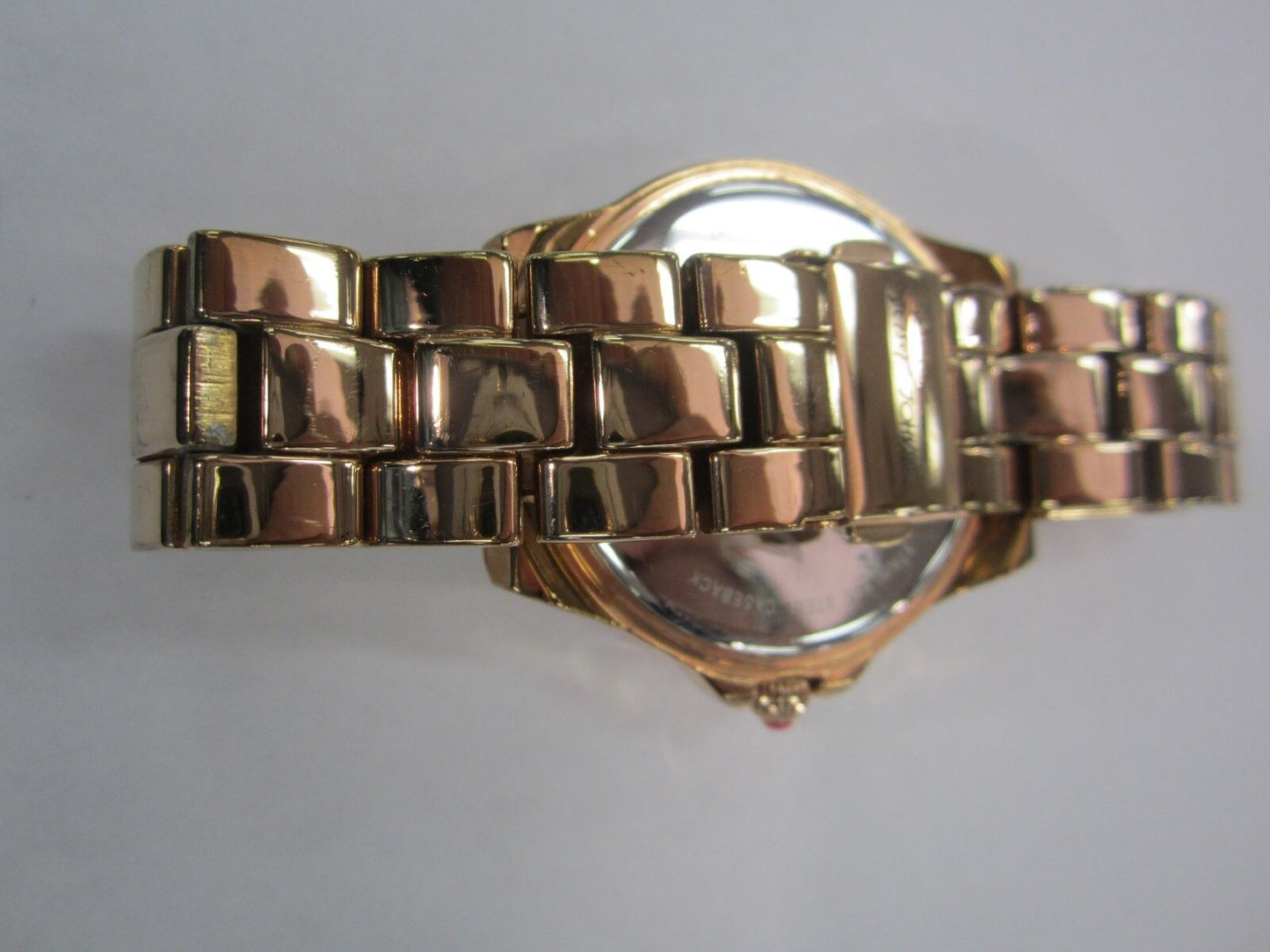 VERY NICE Betsey Johnson Watch BJ00283-05  Rose Gold Tone Watch Pink Face