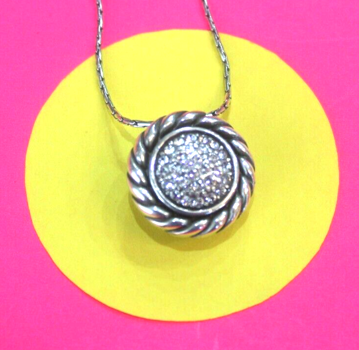Brighton Pearl Magic Reversible Crystal Necklace
