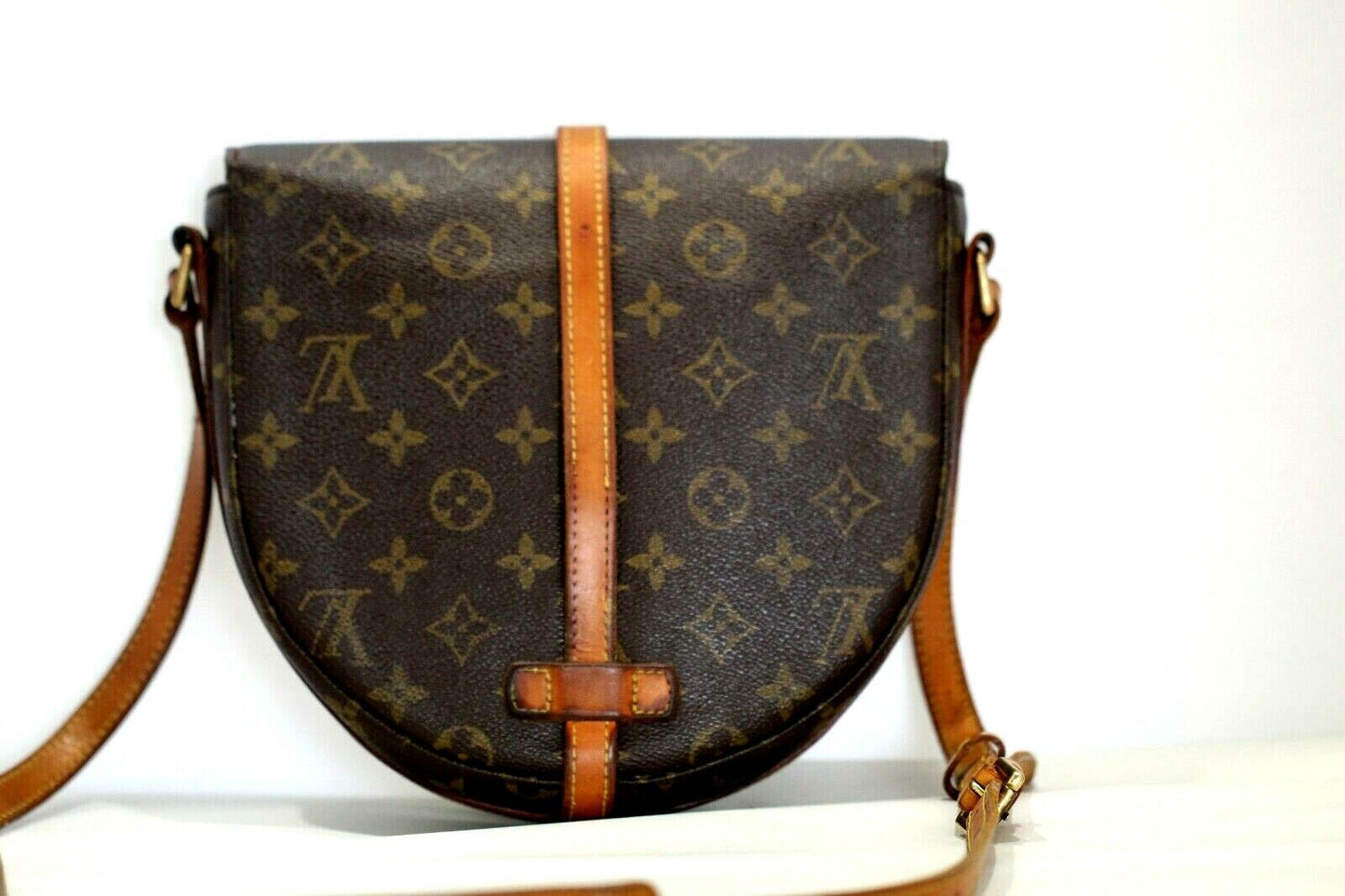 *VINTAGE*  Louis Vuitton 1995 Chantilly PM Brown Monogram Shoulder Bag SD0954