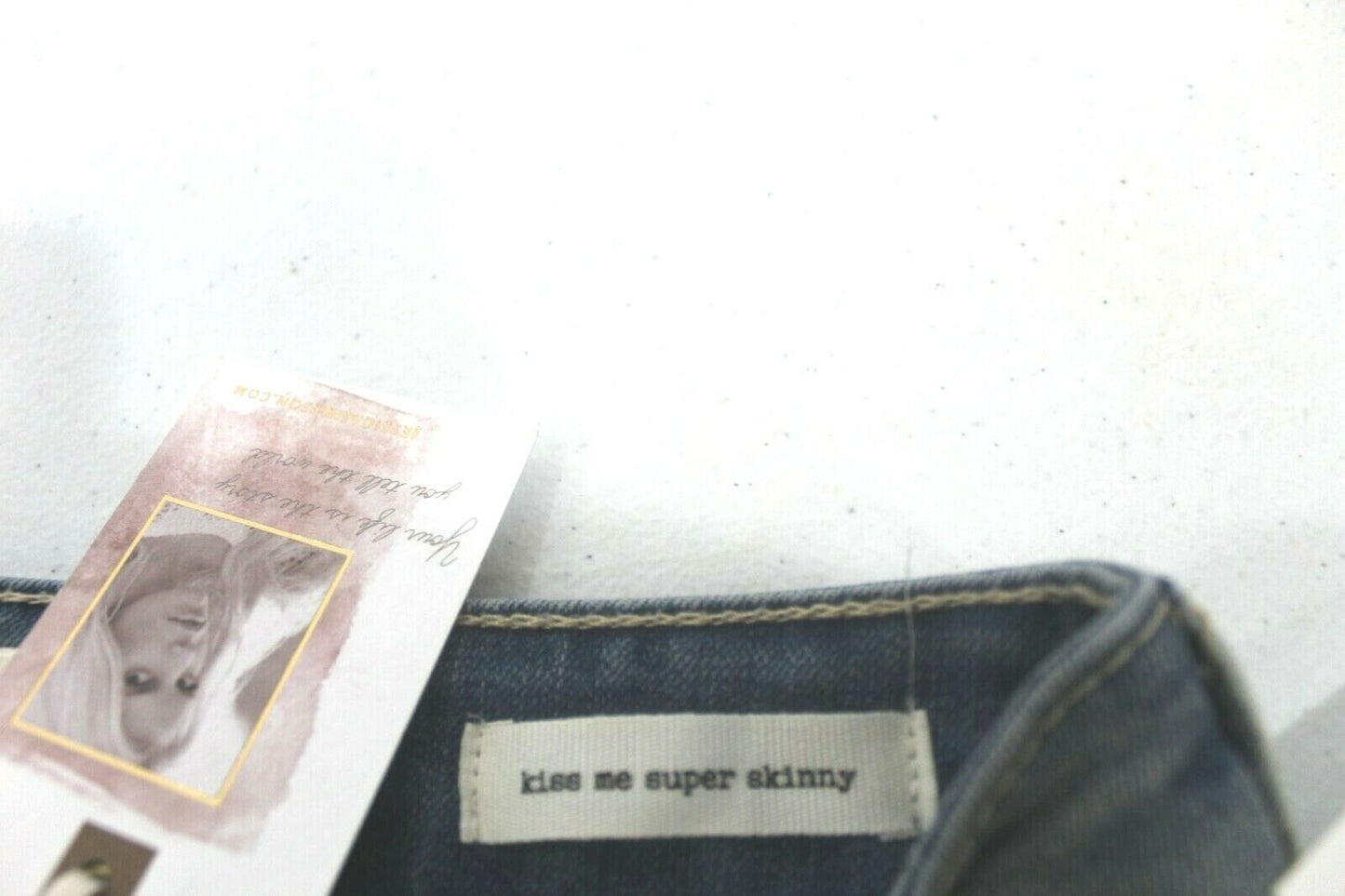 NWT* $89.50 Jessica Simpson Kiss Me Super-Skinny Artesia Embroidered Jeans Sz 25