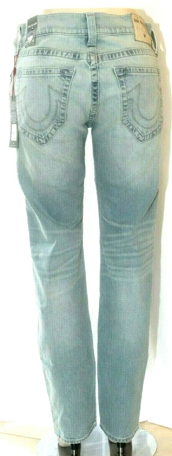 *NWT* $199. True Religion Men's Rocco Relaxed Skinny Light Energy Jeans W32xL32