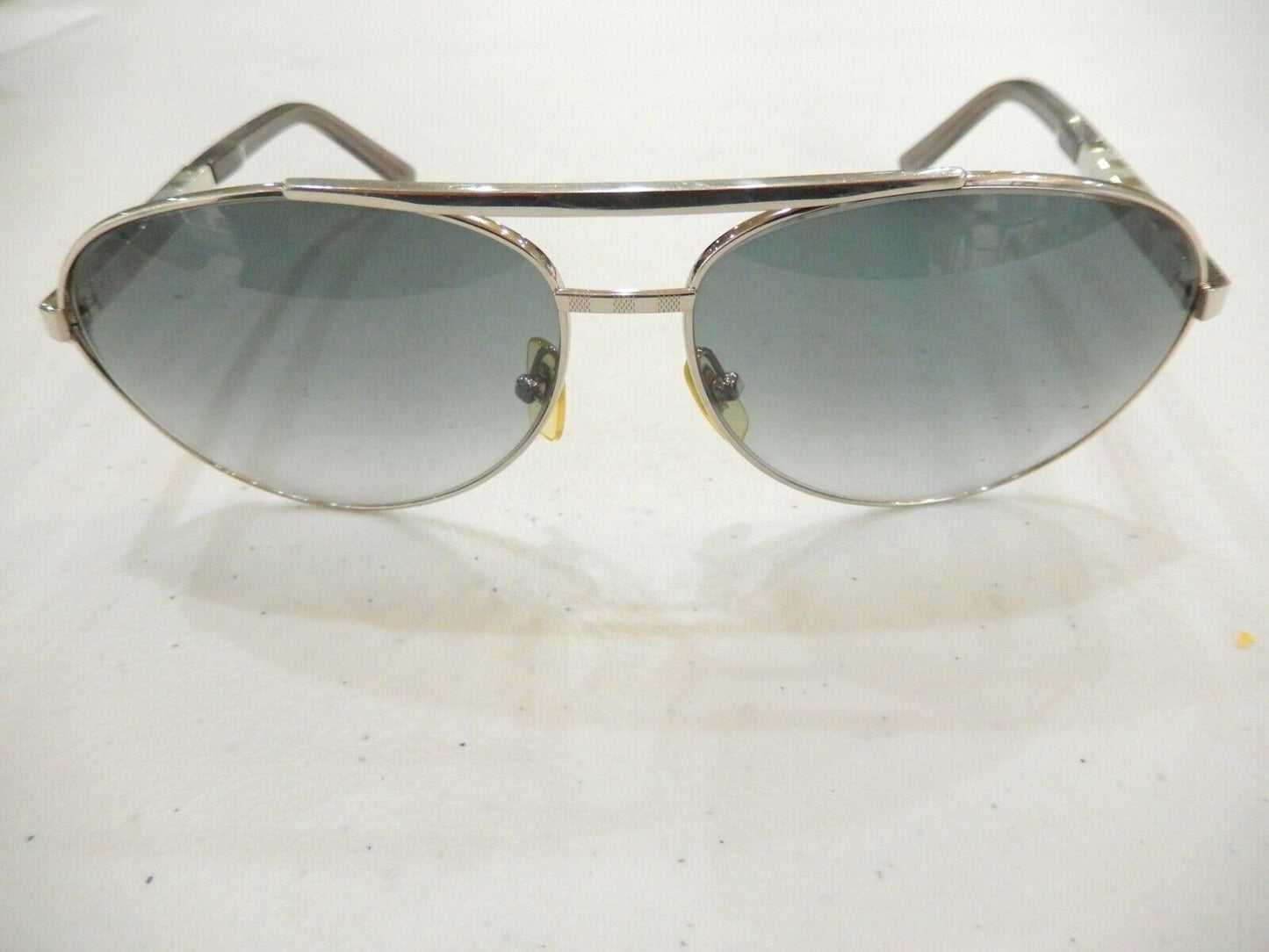 LOUIS VUITTON Z0340U  ATTITUDE PILOT SUNGLASSES SILVER - NICE !!!