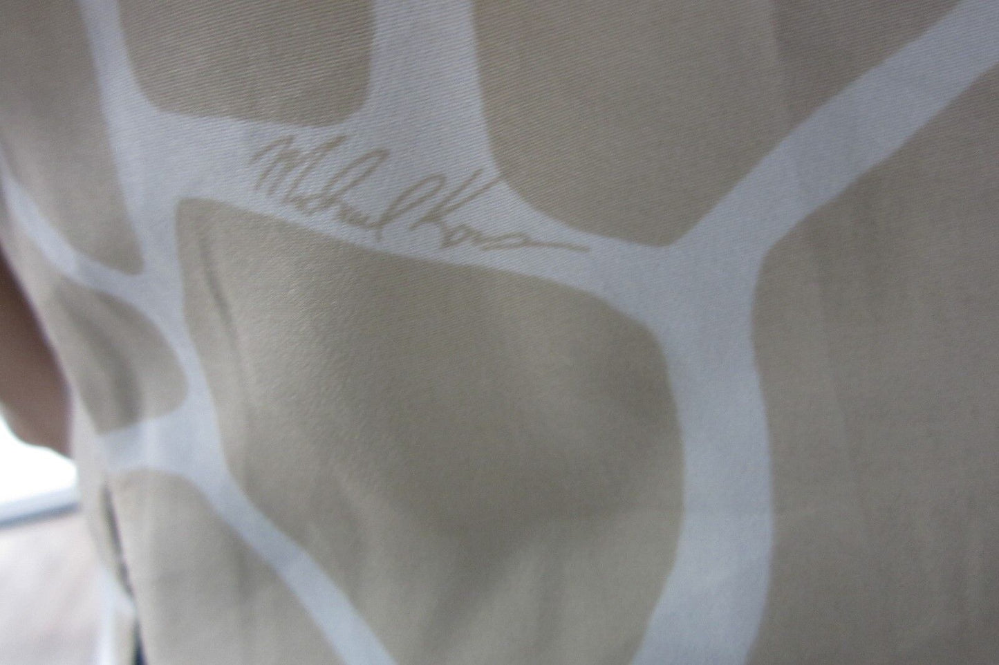 VERY CUTE MICHAEL KORS ZEBRA  ANIMAL PRINT BUTTON DOWN BLOUSE Size 8