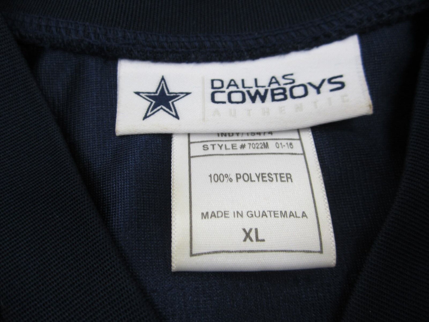 NEW NWOT DALLAS COWBOYS TONY ROMO NFL FOOTBALL JERSEY XL BLUE WHITE AUTHENTIC