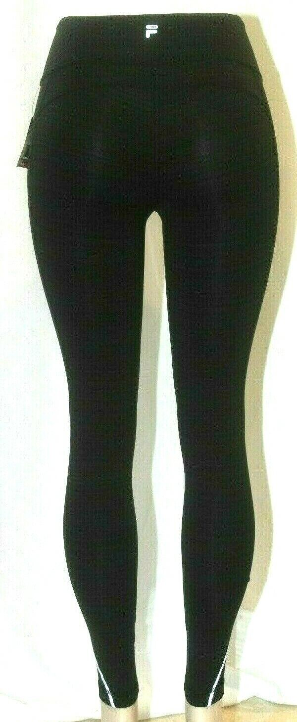 *NWT* $45. FILA  Women's Sport  Legging Color "Black Tie" Tru Dry & Tru Warm XS