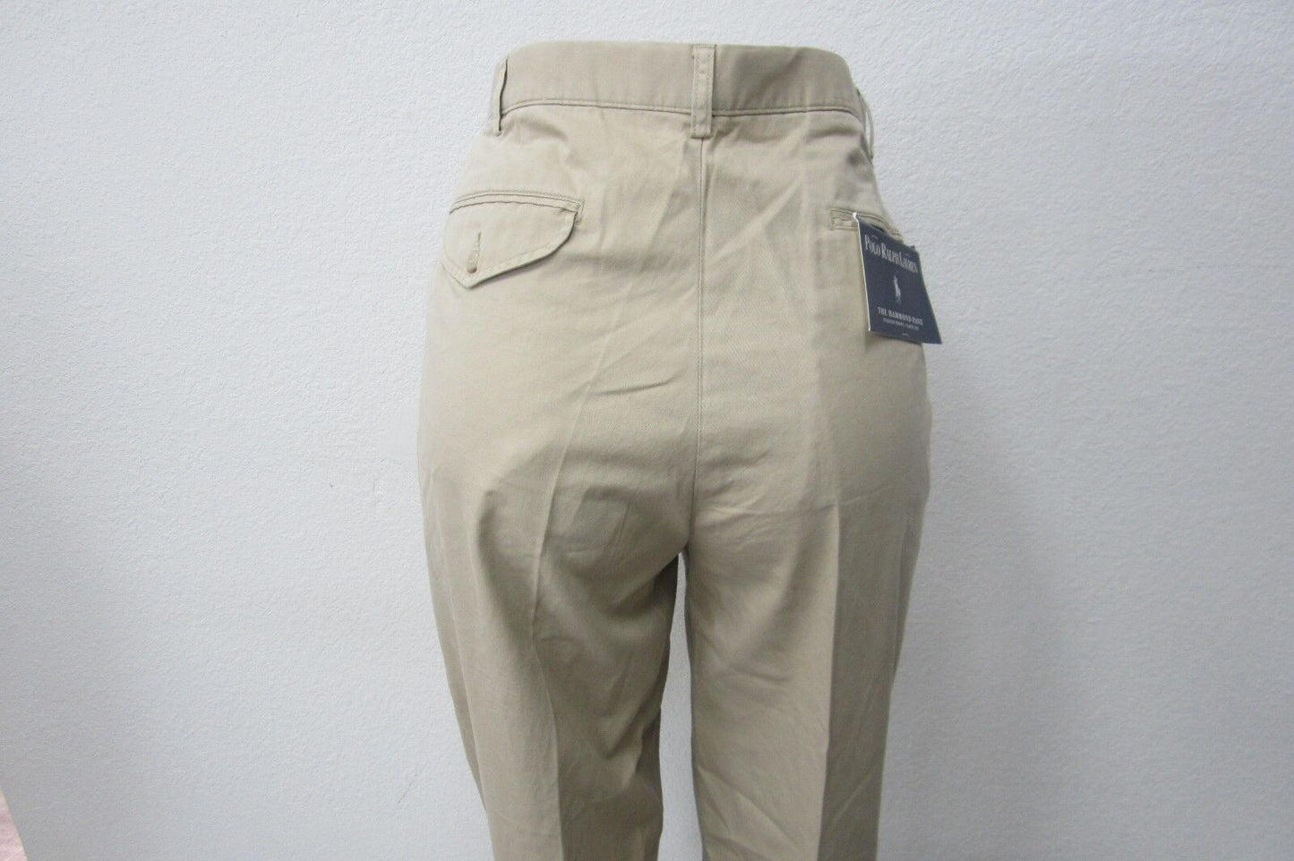 *NWT* POLO RALPH LAUREN SIENA CHINO PANT  Pleated Front Khaki W32 x 32 pants