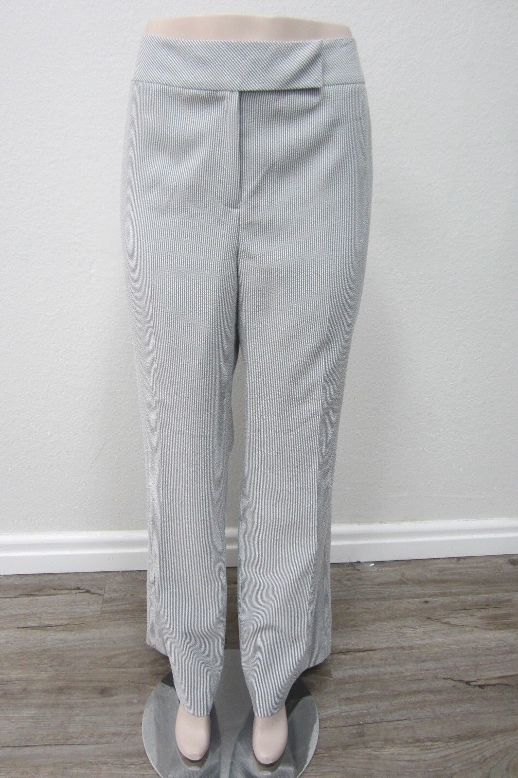 *NWT*  Preston & York Womens Dress or Casual Pants Ivory Striped Size 14 x 31.5"