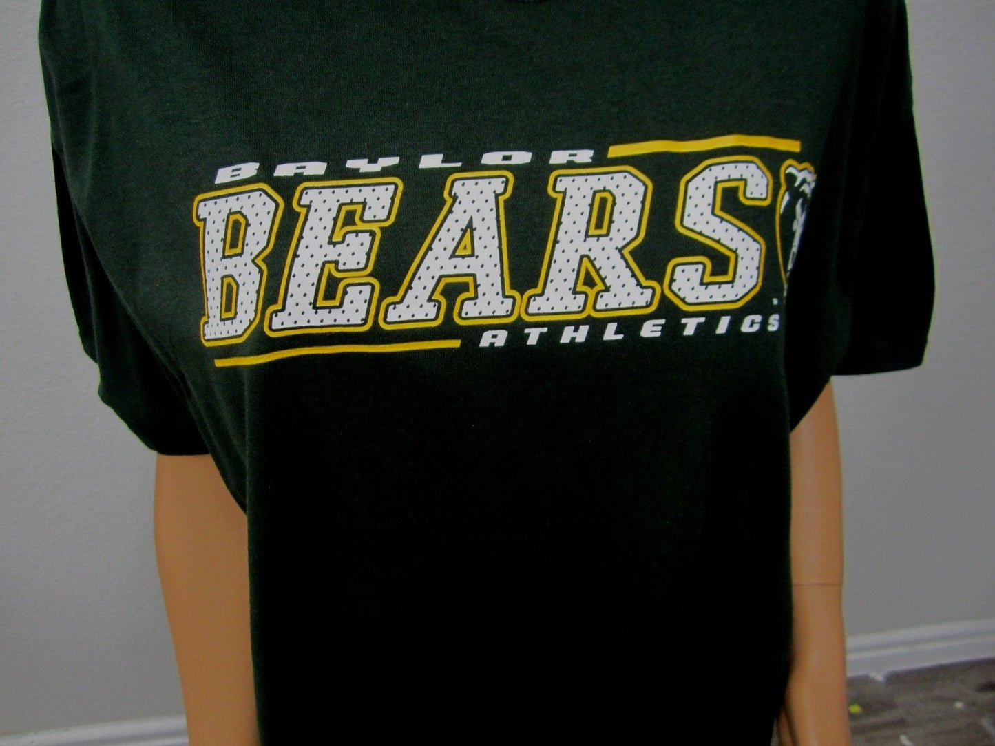 NWT Baylor University Gildan Unisex T Shirt Solid 100% Cotton Short Sleeve Sz XL