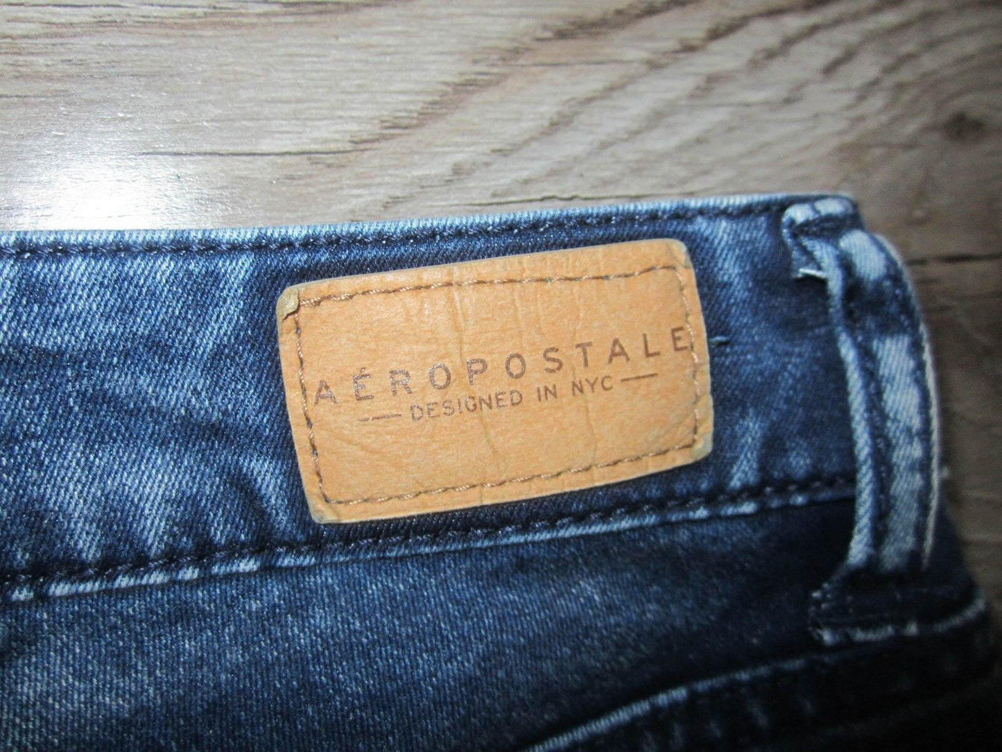 NWT Aeropostale Size 0 X 29 Jeggings Denim Cotton Womens Jeans Low Rise Skinny