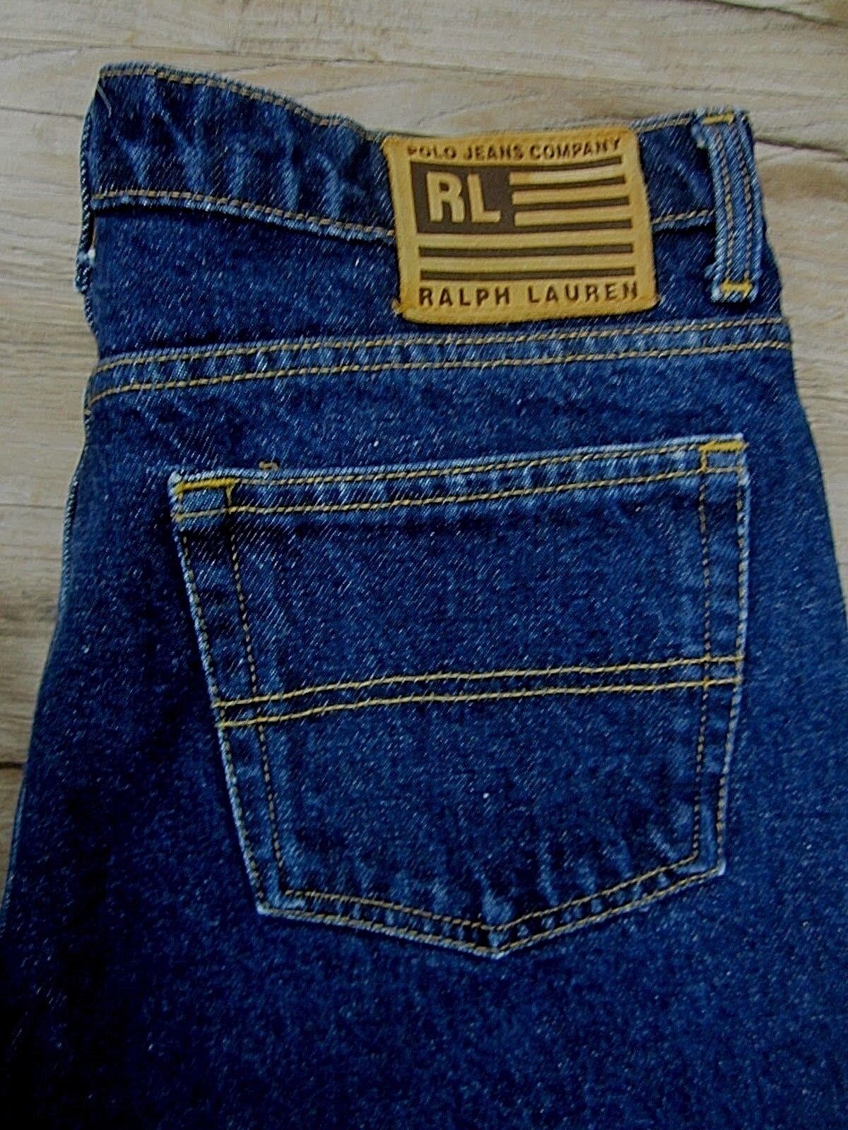 NWOT Ralph Lauren Jeans Womens Dark Wash Cotton Denim Boot Cut Leg 10 X 29