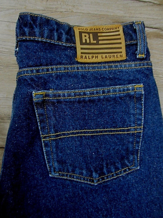 NWOT Ralph Lauren Jeans Womens Dark Wash Cotton Denim Boot Cut Leg 10 X 29
