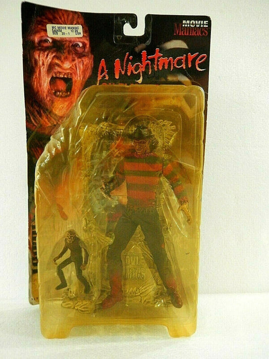 McFarlane Toys Freddy Krueger - A Nightmare on Elm Street Movie Maniacs... MOSC