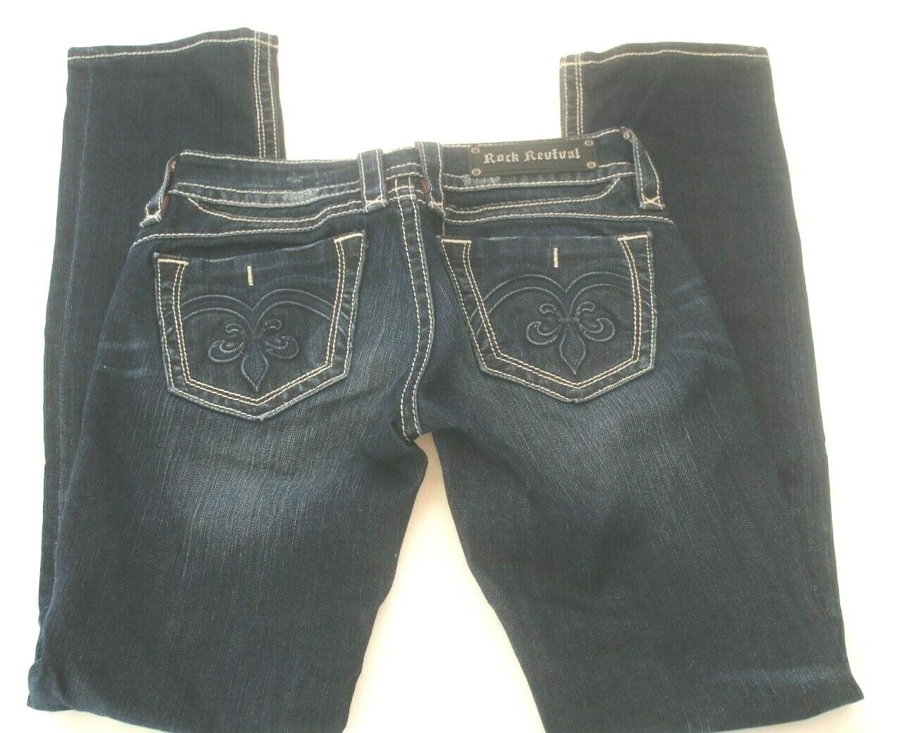 *NWT* Rock Revival Womens  Adele Straight Jeans, Size: W28"x L32"