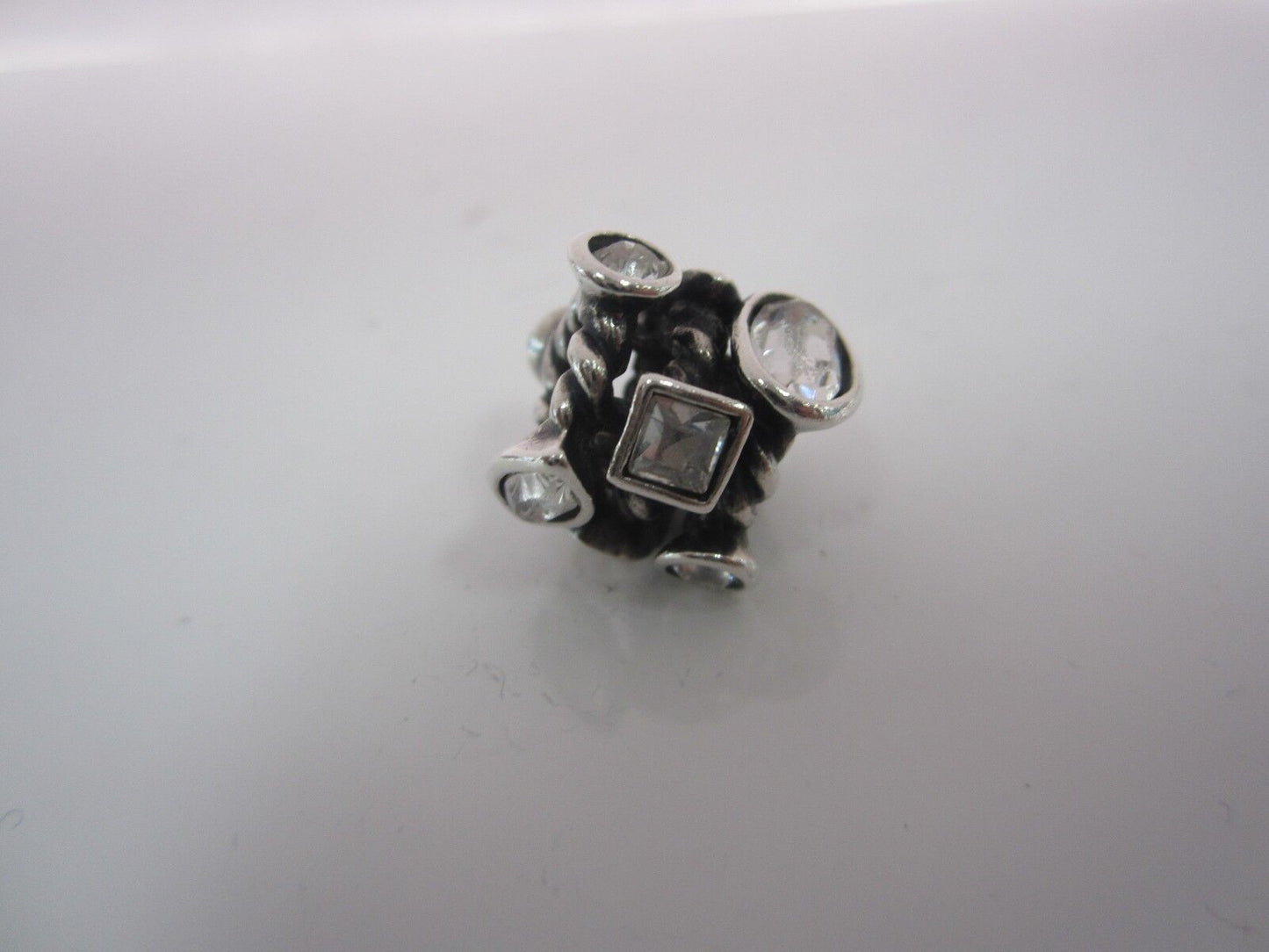 Chamilia Bead Charm - Sterling Silver JC-2A Marquise Clear Swarovski Crystal