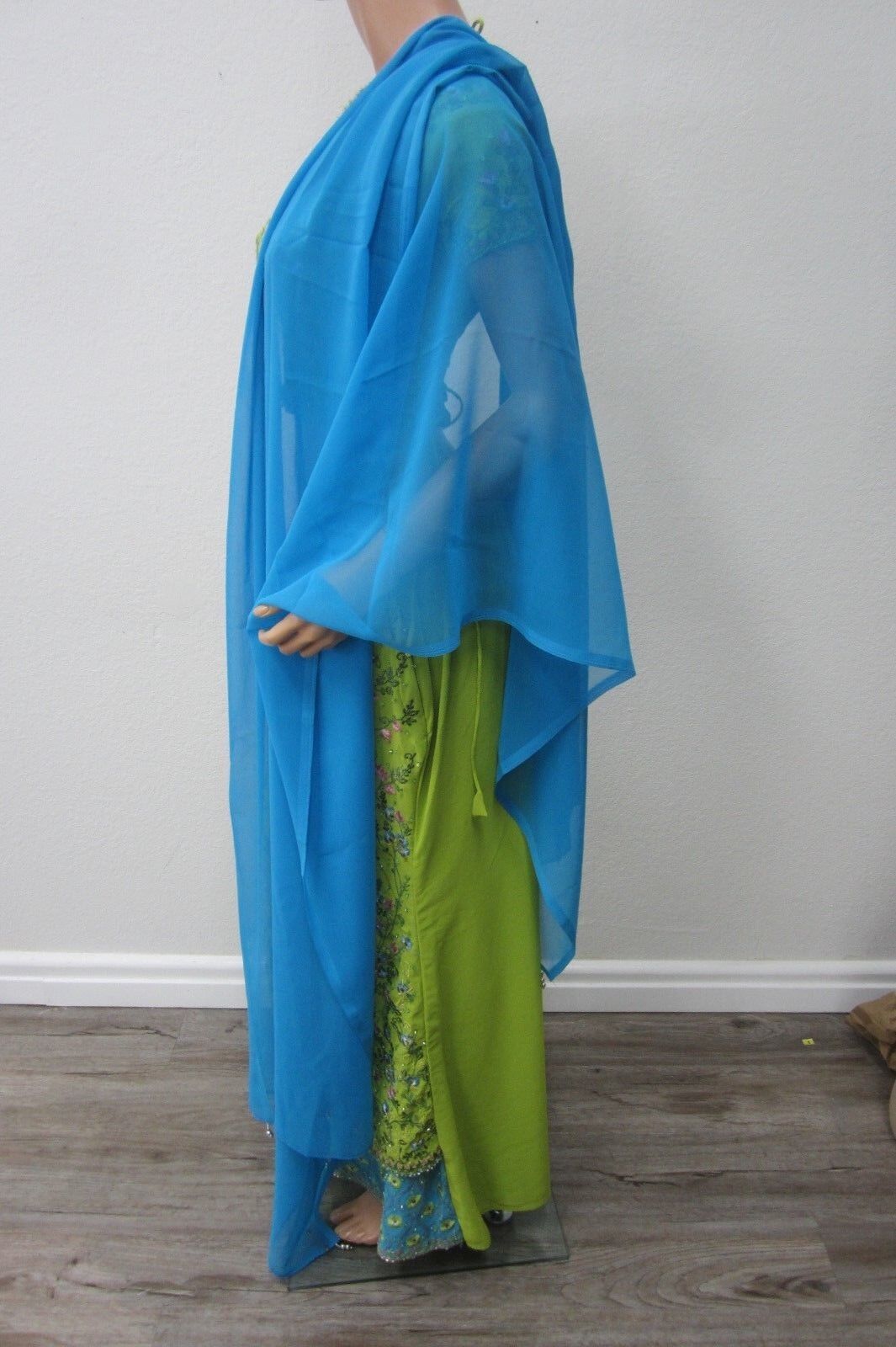Beautiful Party Evening 3 Pc  Saree Women Fashion Clothing Wrap Sari