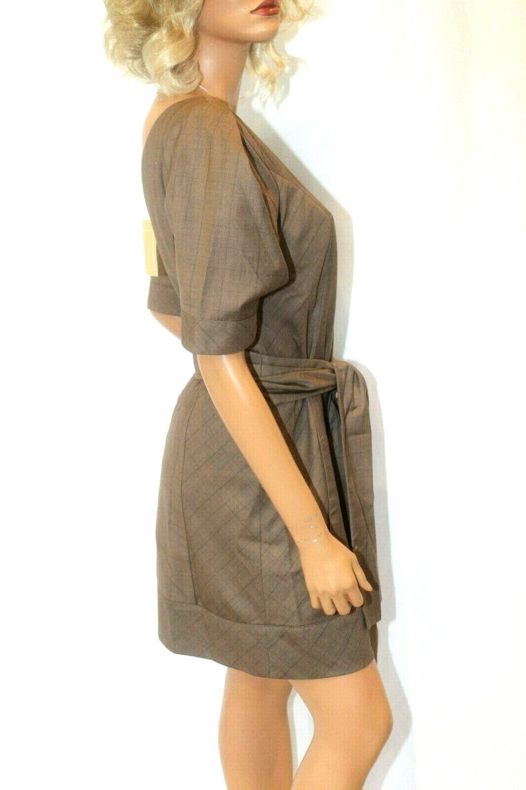 *NWT*  $228. TO THE MAX Women Lined Dress Brown  "VERY CLASSY" Size 8