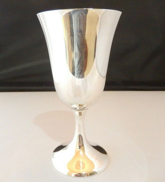 *VINTAGE* One Sterling Silver Water Goblet W. Bell & Co 6.5" tall