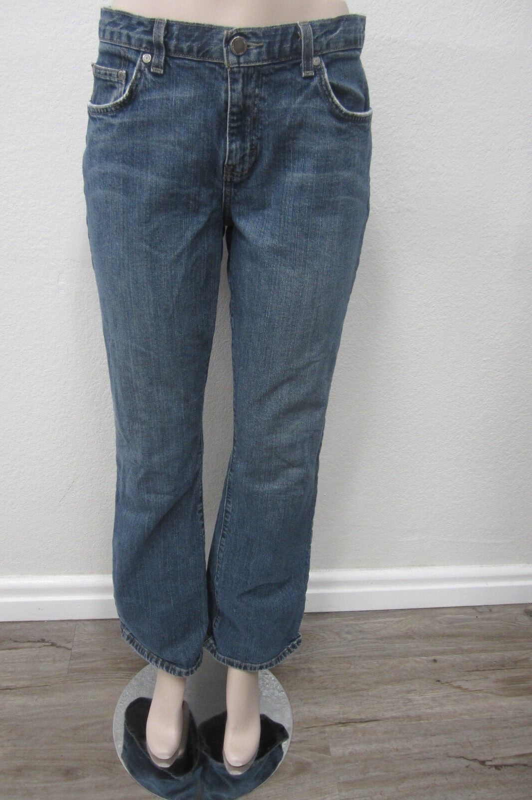 *NICE*CALVIN KLEIN Flare Jeans Stretch Blue Denim Med Wash Women's Size 12 x 32