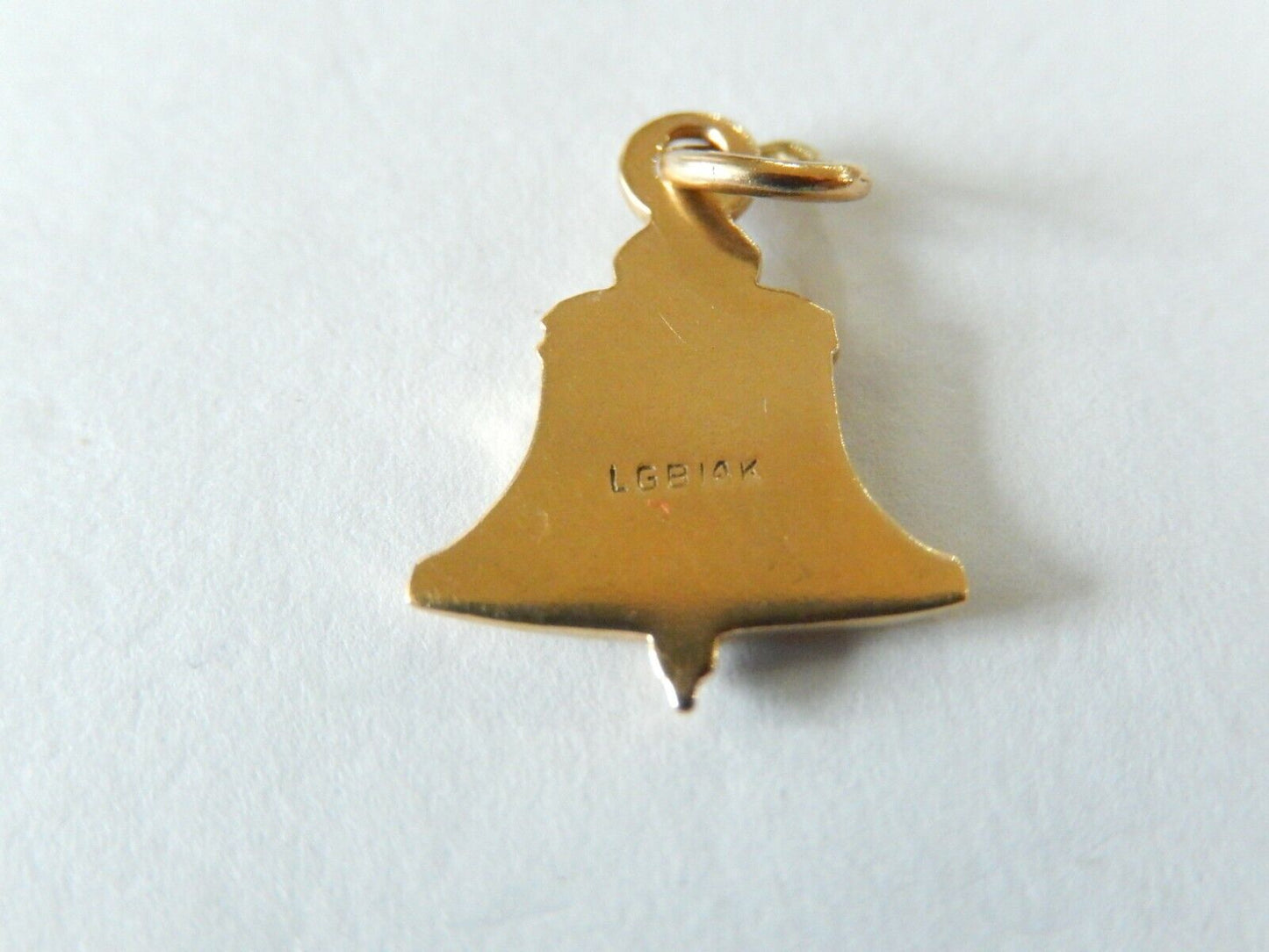 *VINTAGE* 14K Yellow Gold  Bell Telephone  Pendant  / Charm