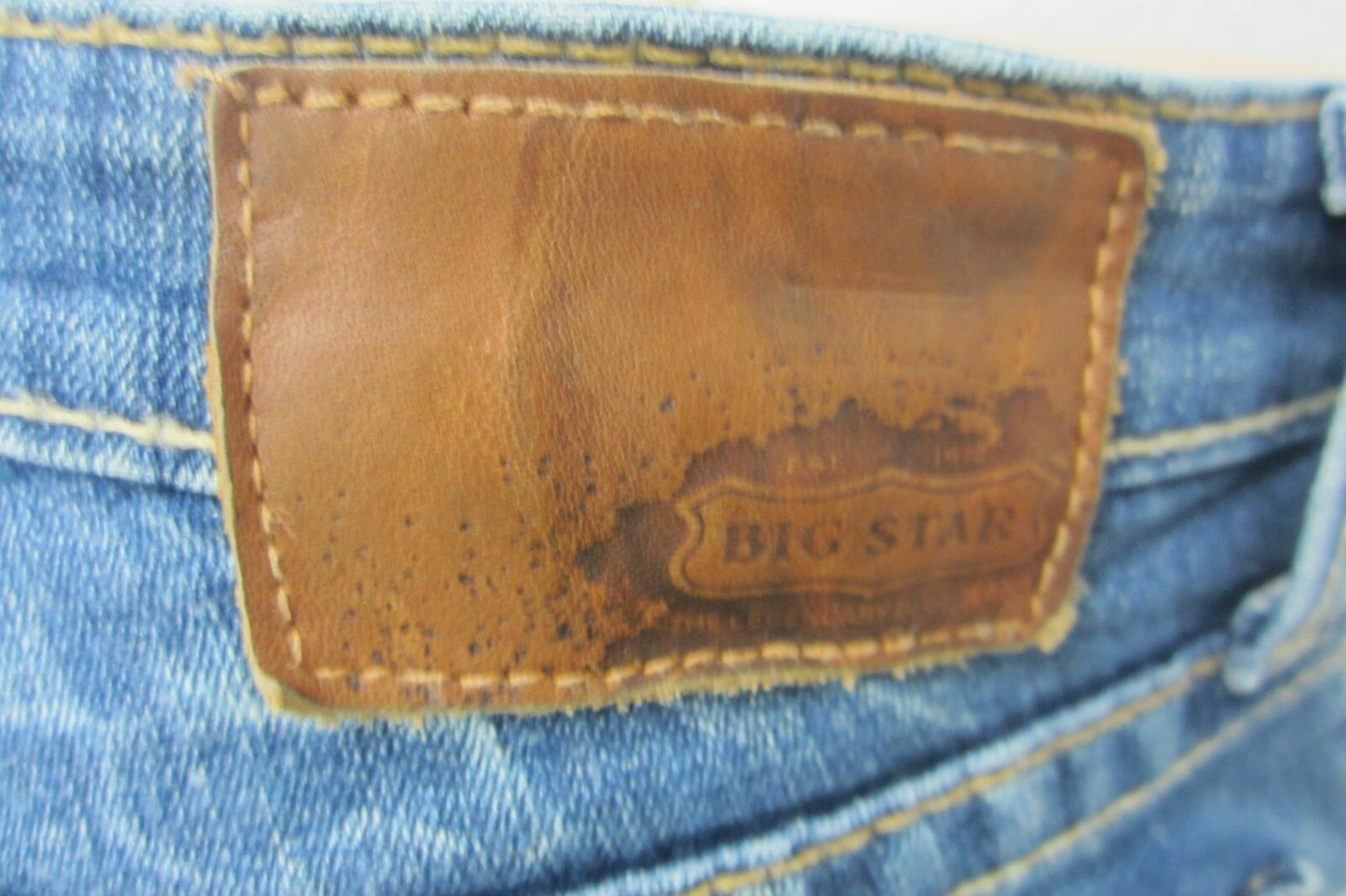 *NICE*  Big Star Maddie Mid Rise Fit Blue Jeans Womens Size W27 x L32