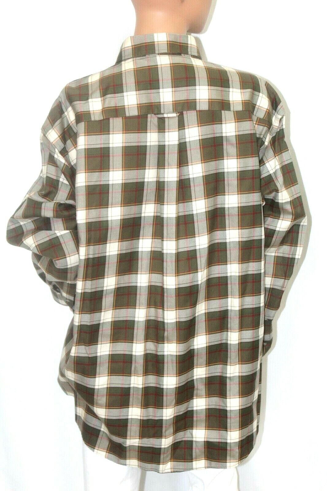 Cabelas Plaid Button Down Up Shirt 2XL / 2TG Long Sleeved NWOT