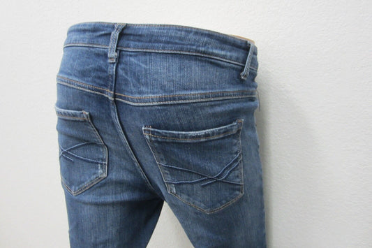 Aeropostale Bree Skinny Jeans High Rise Cropped Jegging Distressed Women's Sz 4