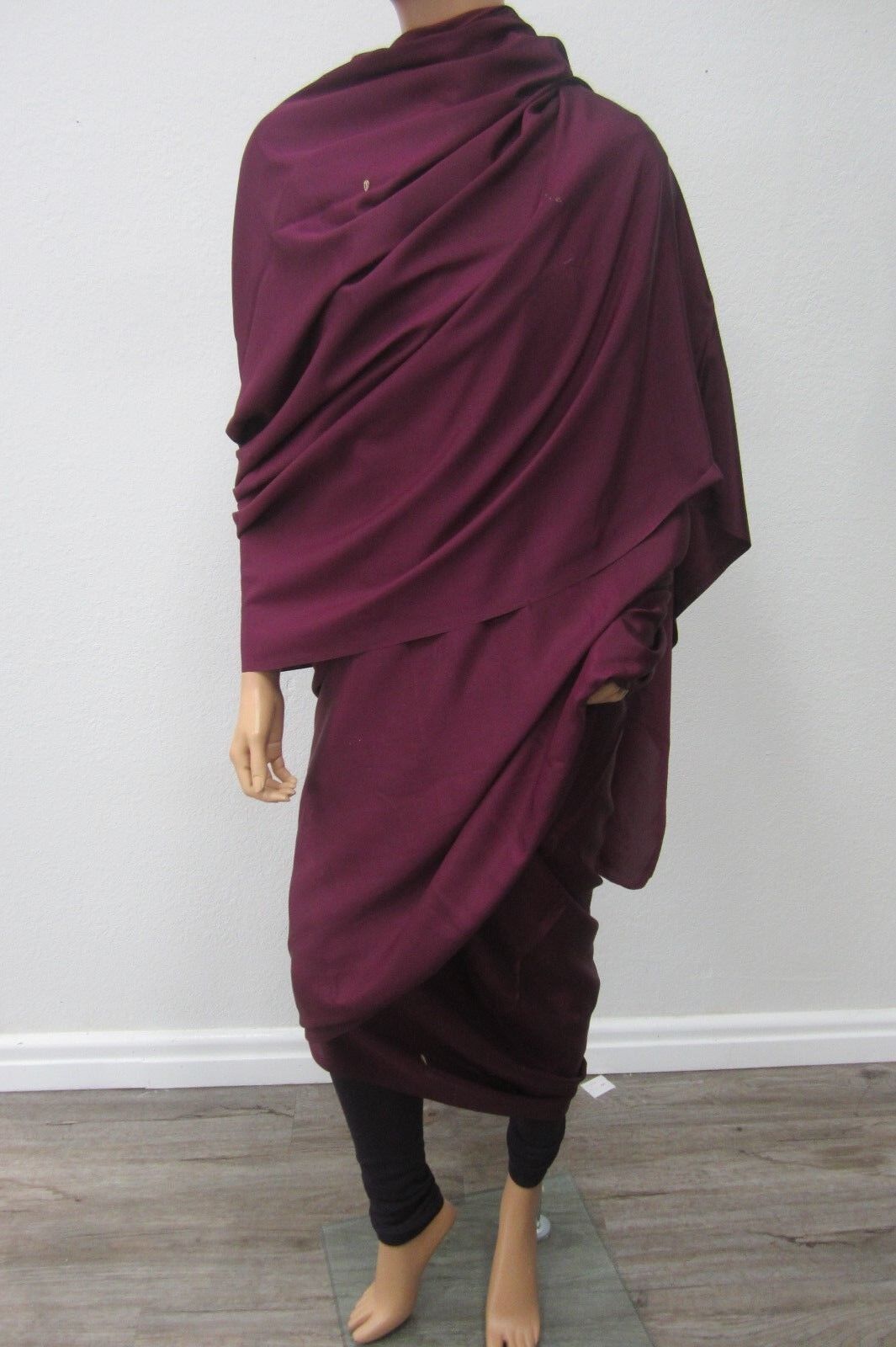 Beautiful Party Evening Dress Purple Saree Women Fashion Clothing Attire Sari