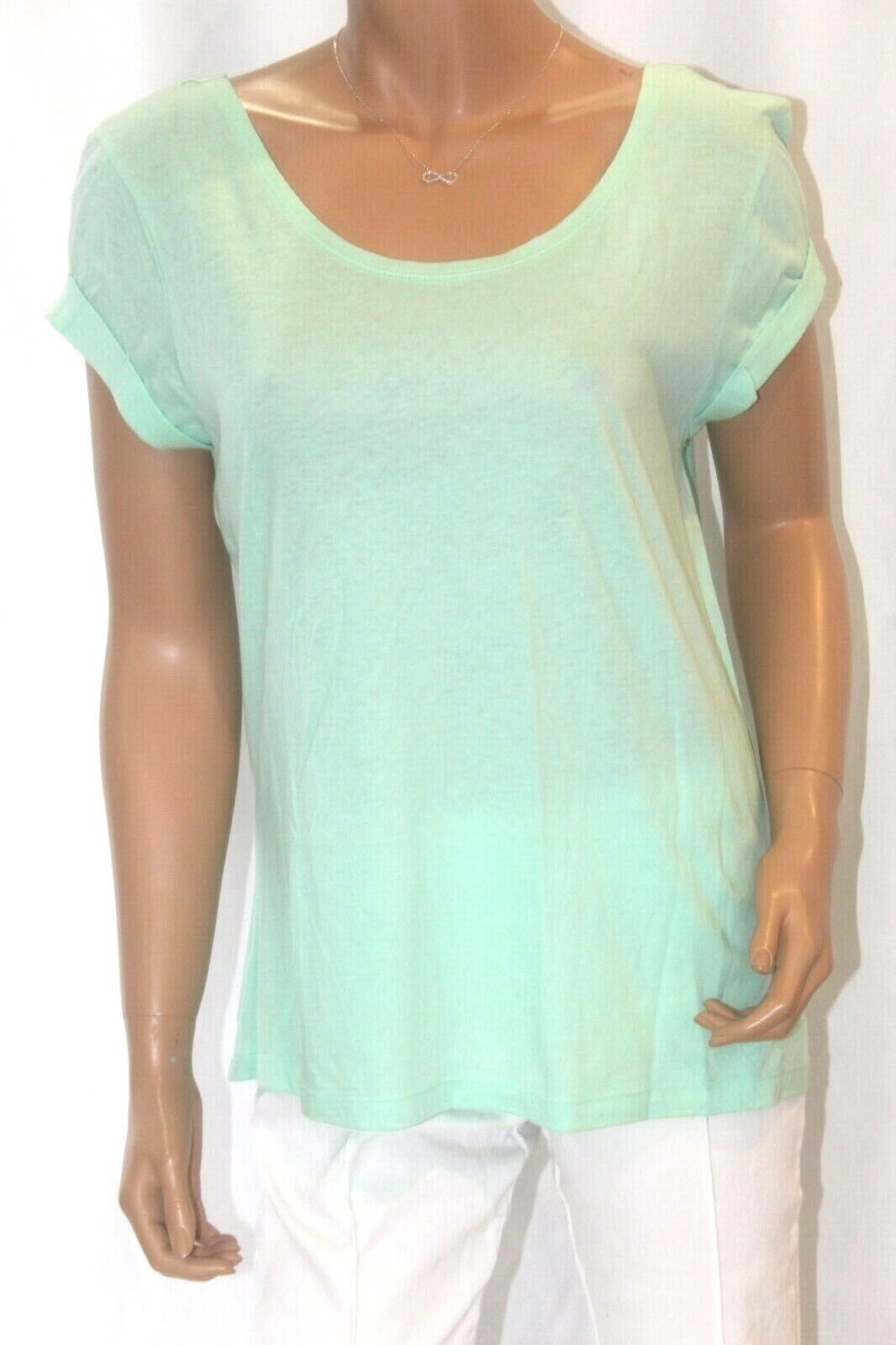 *NEW* Victorias Secret Pink Women's Open Back Sexy Mint Green Cotton Blouse XSIS