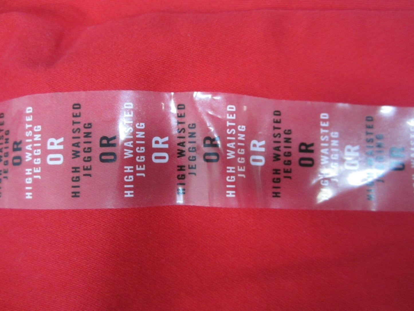 NWT Aeropostale Womens Seriously Stretchy Red Color Wash High-Waisted Jegging 0R